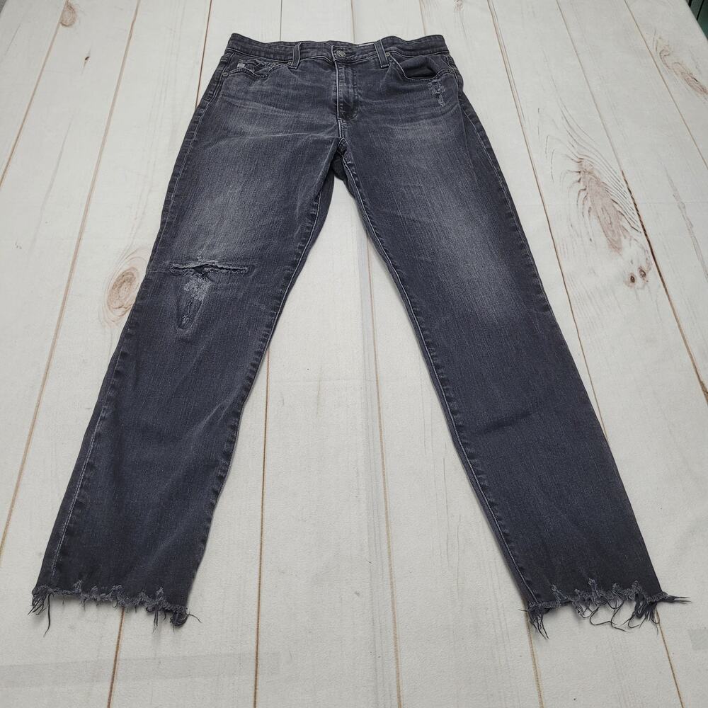 Adriano Goldschmied AG The Sophia ankle jeans high rise skinny vintage gray